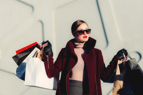 Woman Buying Into Fast Fashion