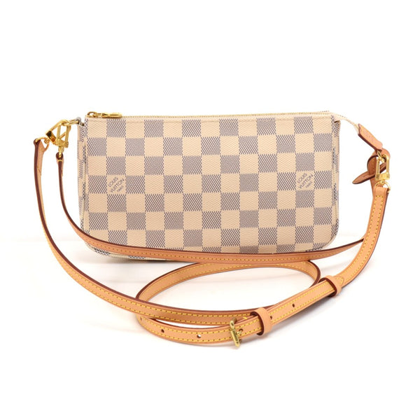 Louis Vuitton White And Blue Damier Azur Coated Canvas Mini Pochette  Accessoires Gold Hardware, 2015 Available For Immediate Sale At Sotheby's