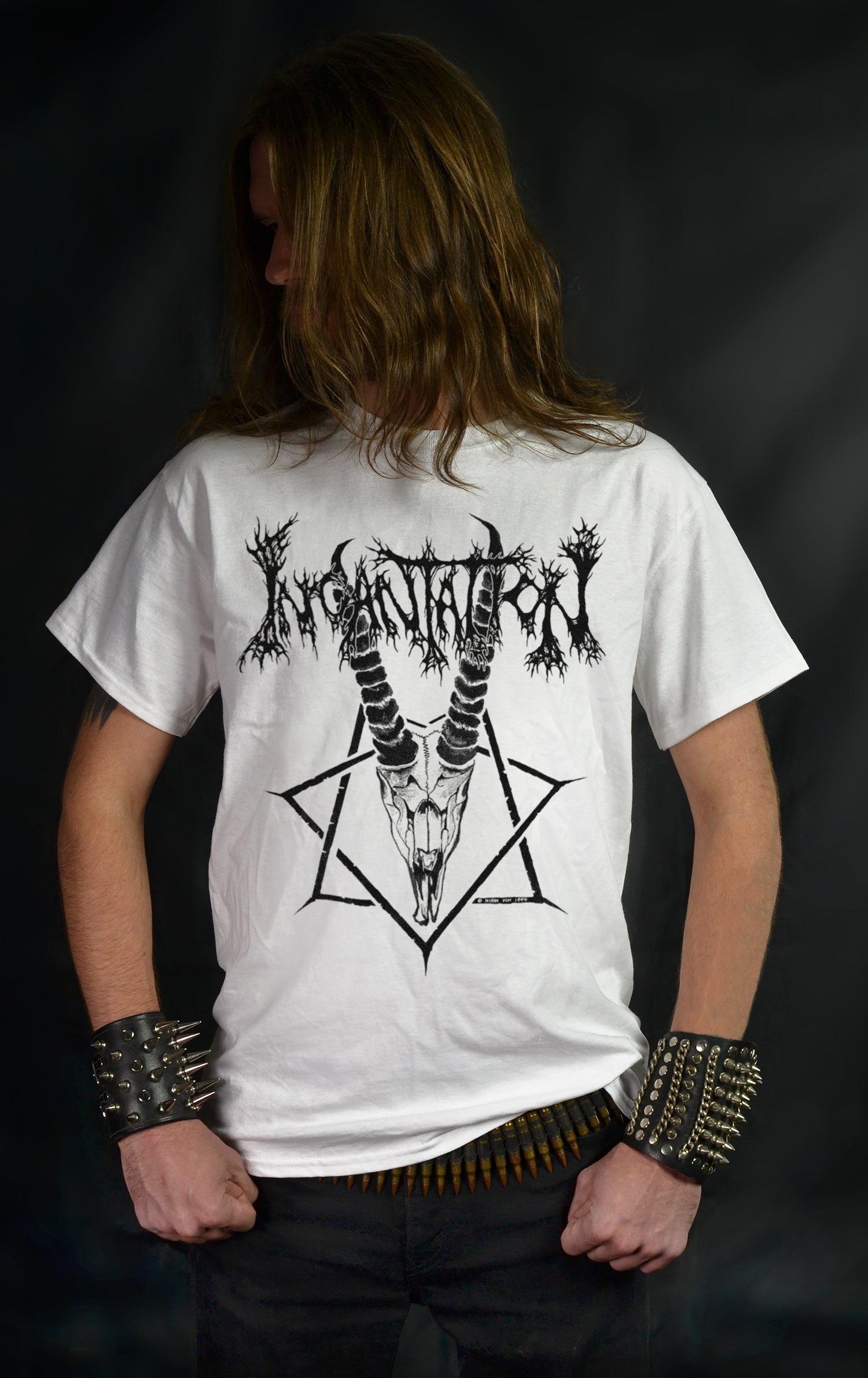 INCANTATION - Ibex Moon (Black, White, Gray or Red T-SHIRT)