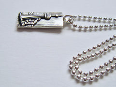 cn tower silver necklace