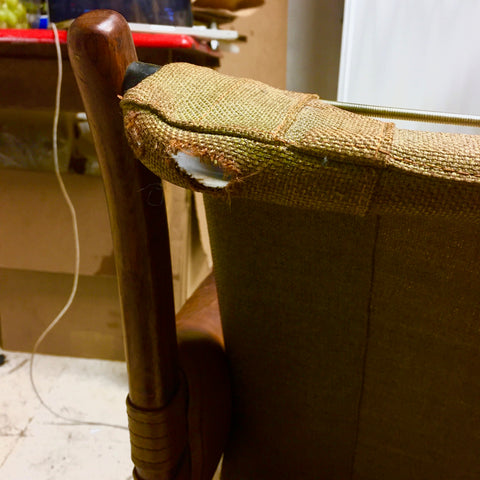 Leather couch repair 