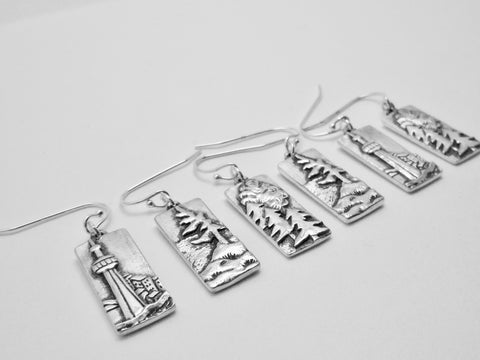silver Toronto Canada earrings