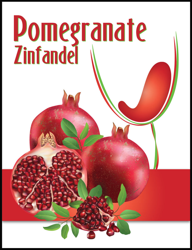 Pomegranate Label – Let's Wine & Buffalo BrewShop