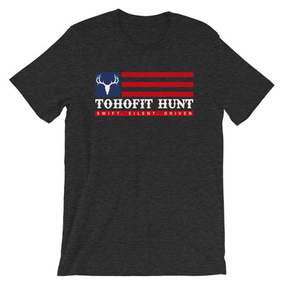 TOHOFIT Hunt Freedom Flag Tee - chiropractorenola