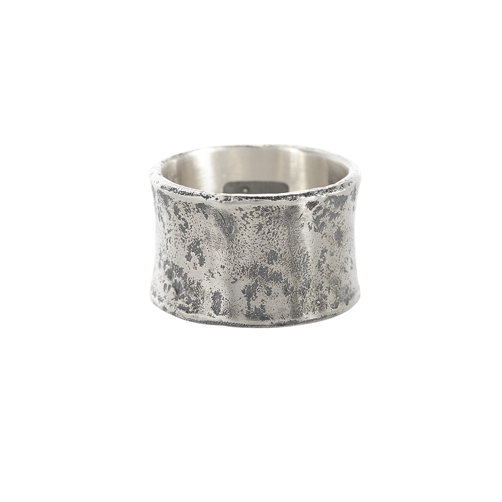 sterling silver wide band rings