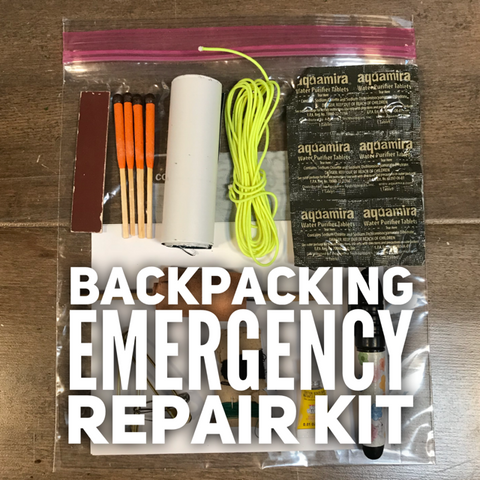 PCT Backpacking Emergency Repair Kit for Thru-Hiking