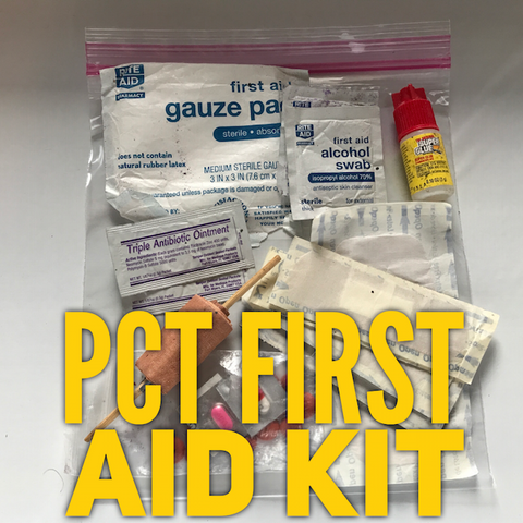PCT Backpacking First Aid Kit