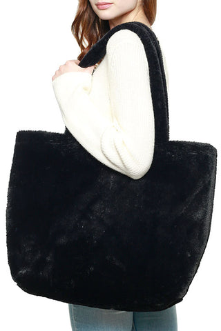 Faux Fur Hand Bag