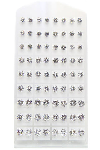 (36PCS) Cubic Card Earrings