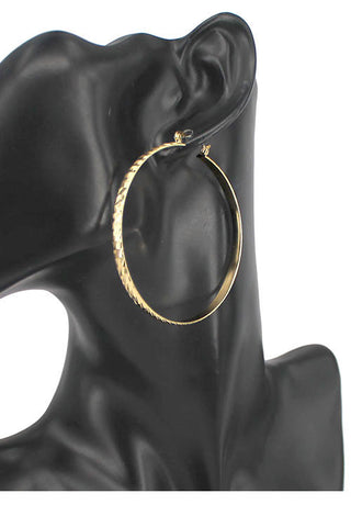 Metal Hoop Earrings