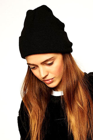 Cuffed Beanie "Bad Hair Day"