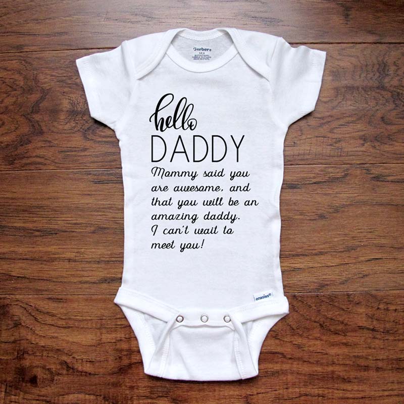 daddy baby onesie