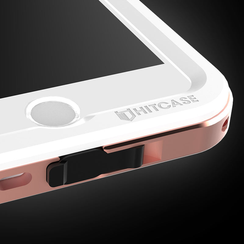 hitcase shield pink metal iphone case