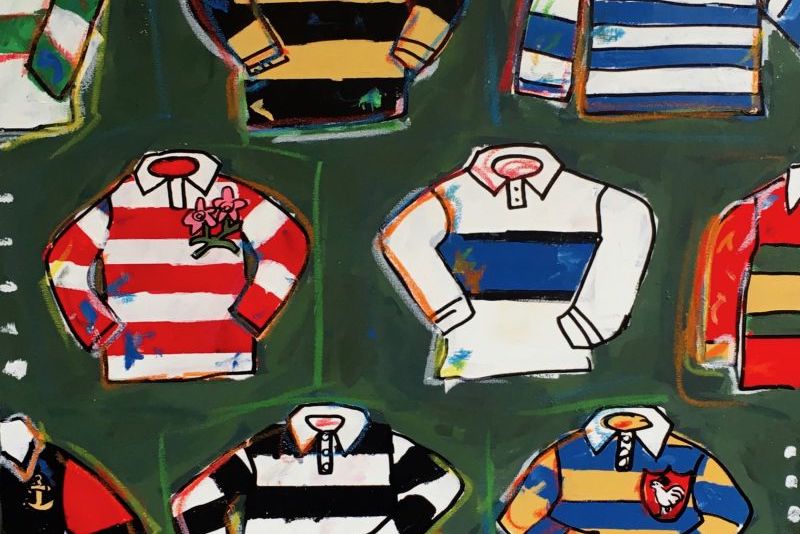 Original Works By American Artist Brian Nash Inspired By The World Of Rowing Blazers