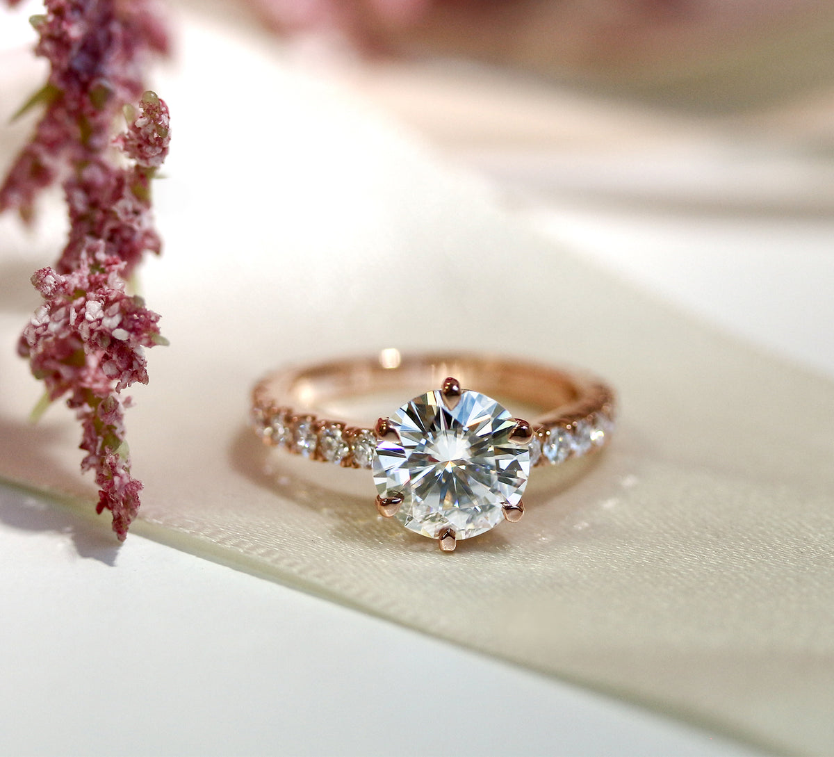 Charles and store colvard engagement rings