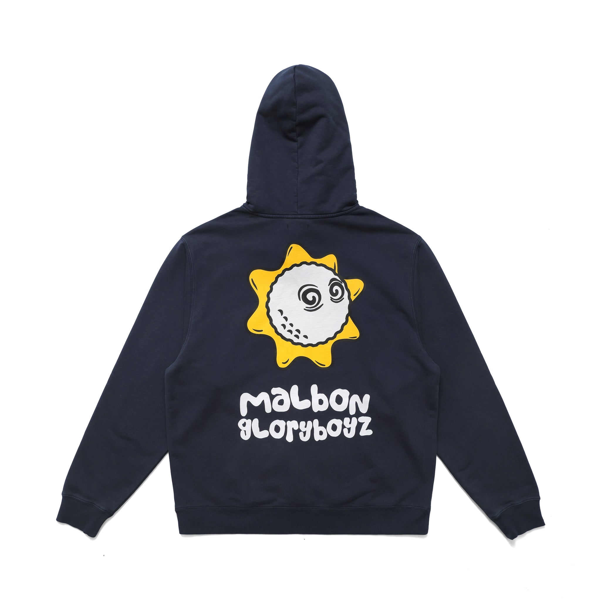 春色3カラー✧ We Support Malbon Circle Logo Sweat ブルー | vendee