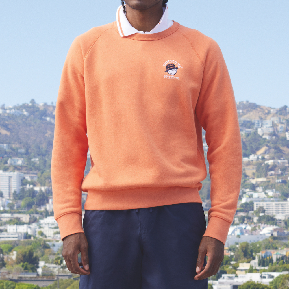 L WINDANDSEA MALBON GOLF CREW NECK SWEAT