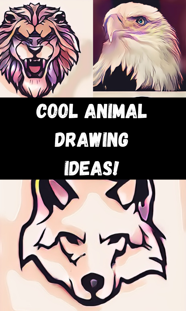 Cool Animal Drawing Ideas! Easy Sketches! – ATX Fine Arts
