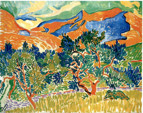 Mountains At Collioure by Andre Derain