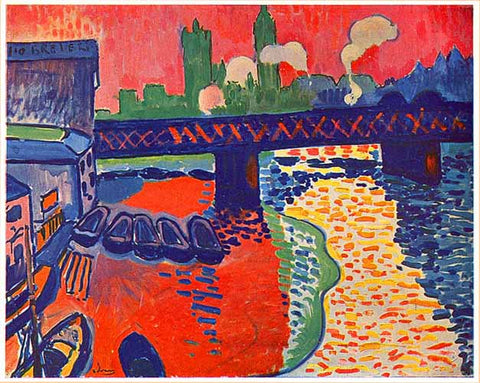 Charing Cross Bridge by André Derain