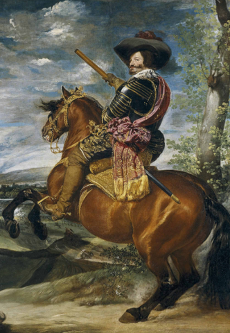 Equestrian Portrait of the Count-Duke of Olivares by Diego Velazquez