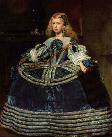 Infanta Margarita in a Blue Dress by Diego Velazquez