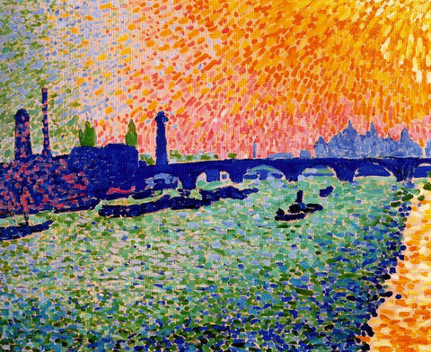 The Bridge, view on the river by André Derain