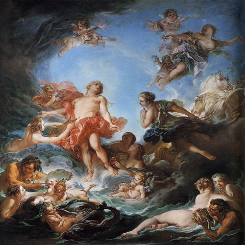 The Rising of the Sun by François Boucher - Famous Painting
