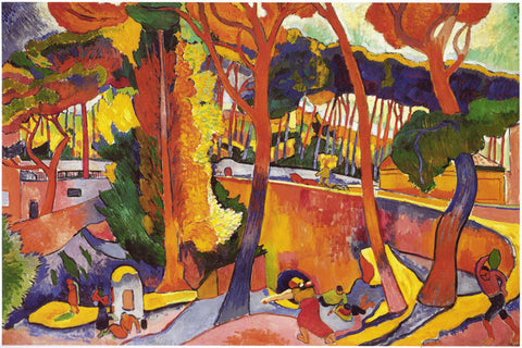 The Turning Road, L´Estaque by André Derain