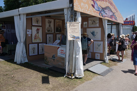 Annie Moran's Jazz Fest booth 2019