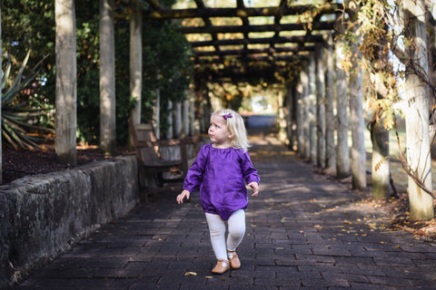 Violet Long Sleeve Playsuit