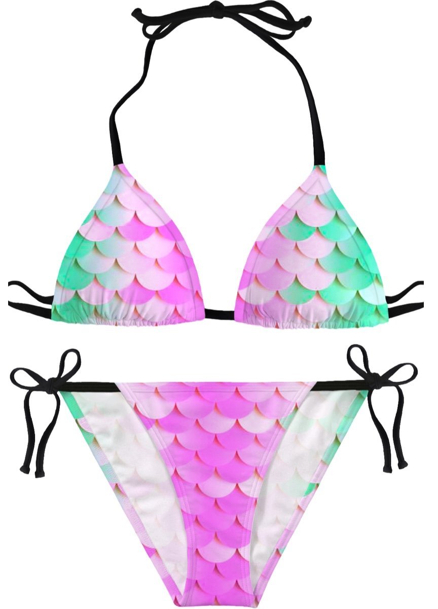 mermaid scale bikini