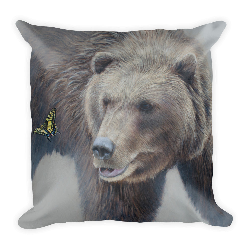 grizzly bear pillow