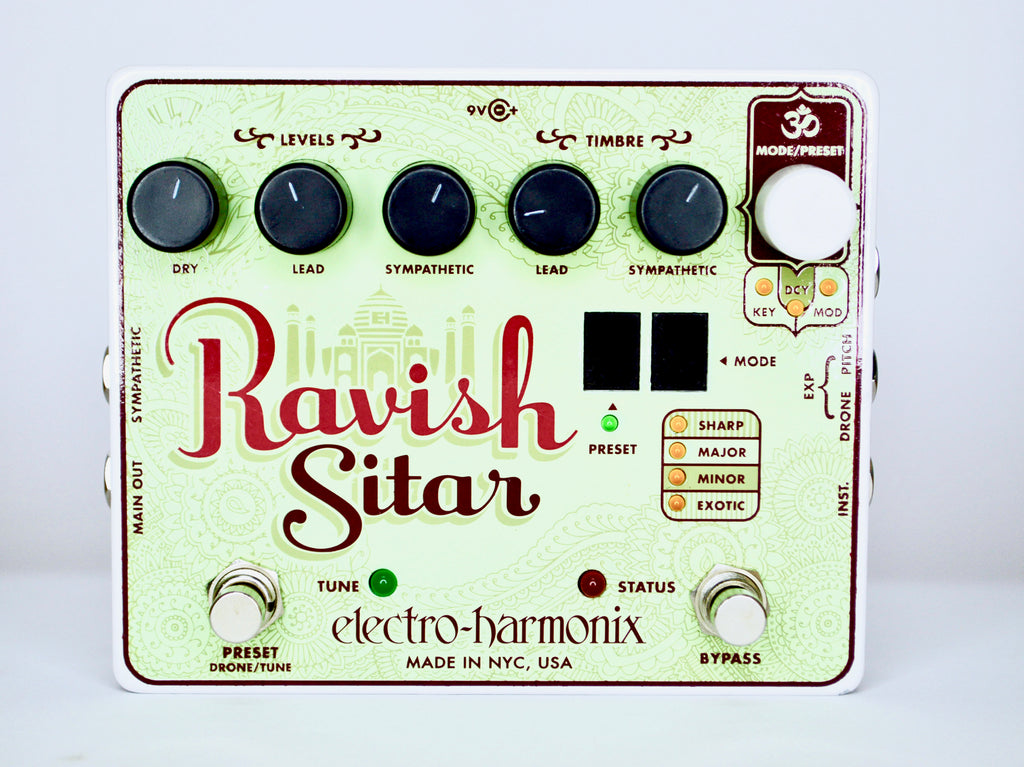 Electro-Harmonix Ravish Sitar Emulation Pedal (USADO) – AGAVE AUDIO