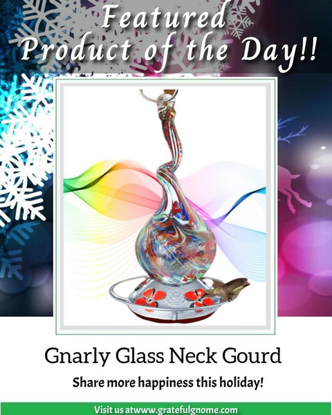 Gnarly Glass Neck Gourd