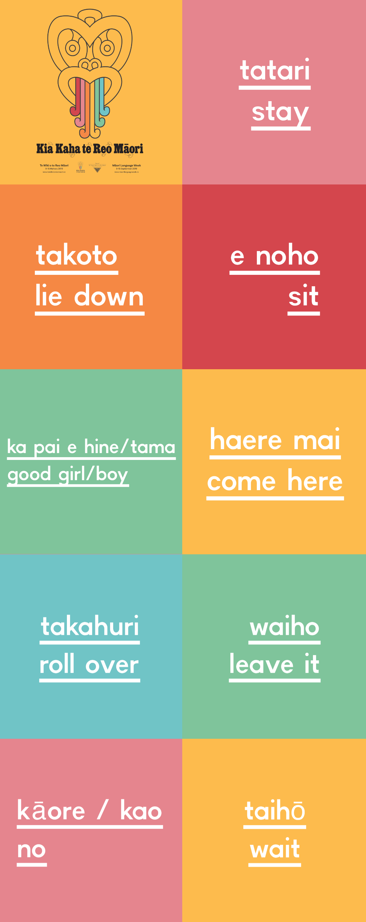 Te Reo Dog Commands