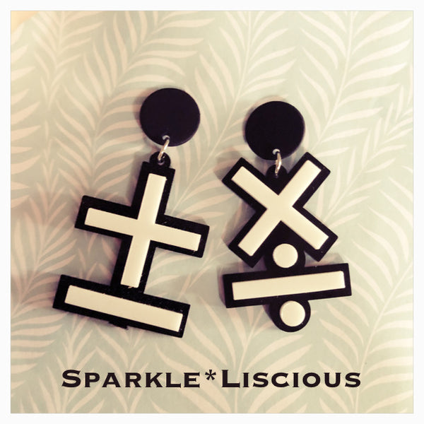Maths teacher earrings