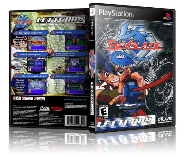 Let It Rip Game Cover To Fit A PS1 PLAYSTATION Style Replacem