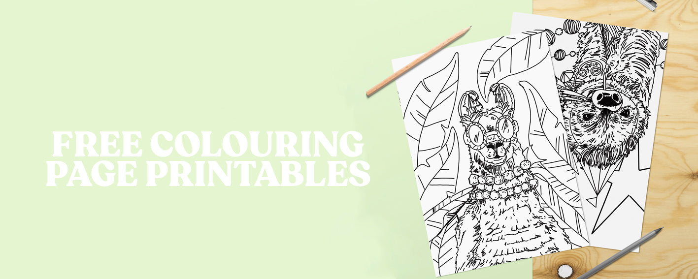 free colouring page printables