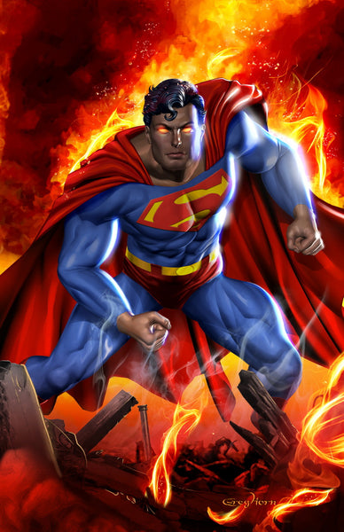 superman fire digital