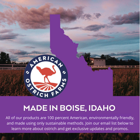 Ostrich oil made in Boise, Idaho