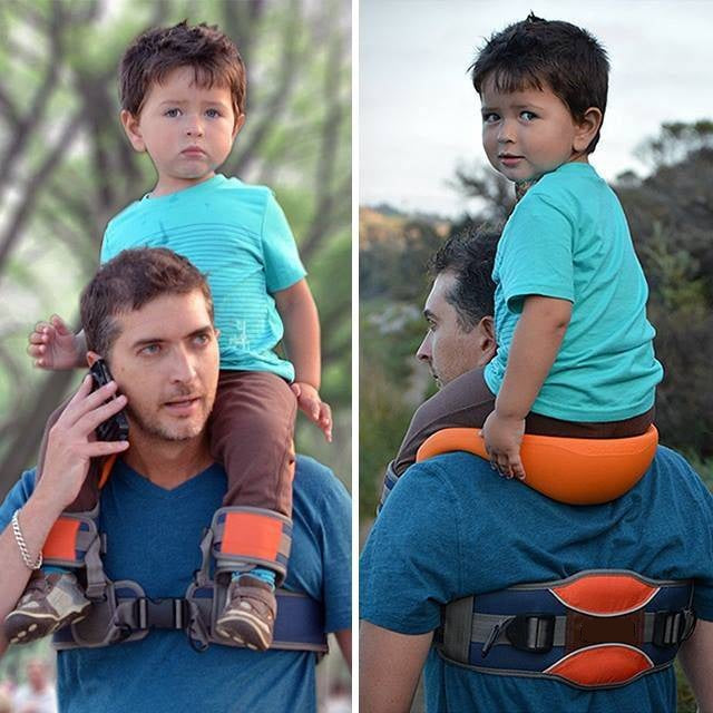 child shoulder carrier