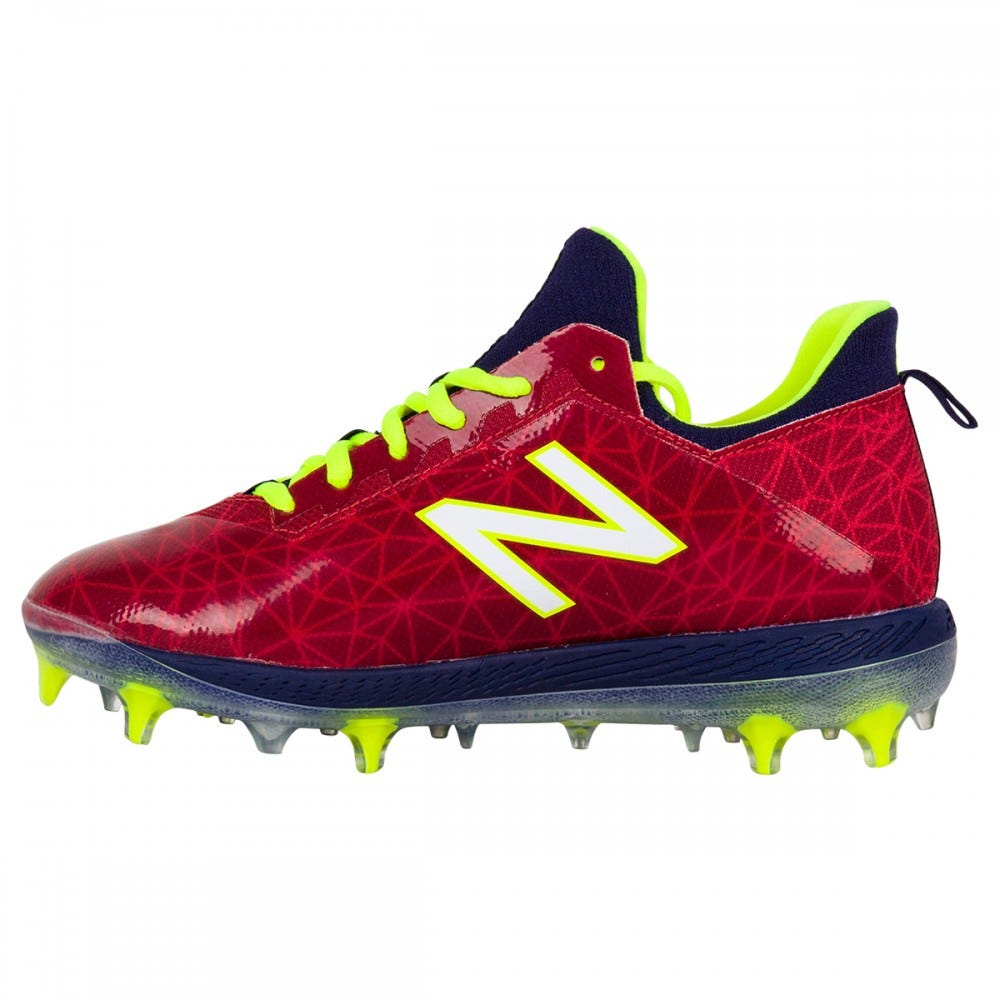 new balance youth baseball cleats red