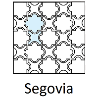 Arabesque Segovia Layout Line Drawing
