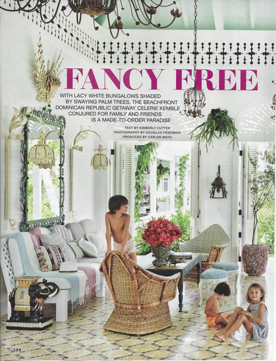 Architectural Digest Features Toscana Cement Tile Pattern