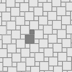 Floor Tile Pattern No. 1 (20% 6x6 and 80% 12x12)