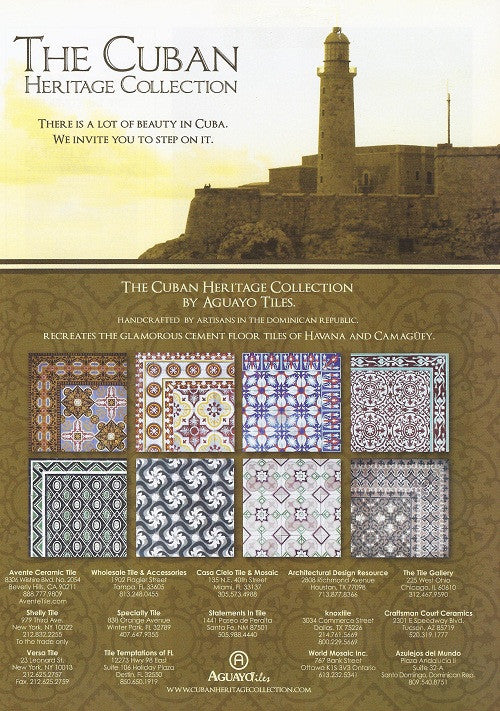 Florida Design Volume 17 No 4 Features Cuban Heritage Cement Tile