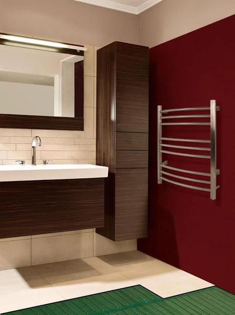 Heated Bathroom Flooring Cutaway. Image courtesy