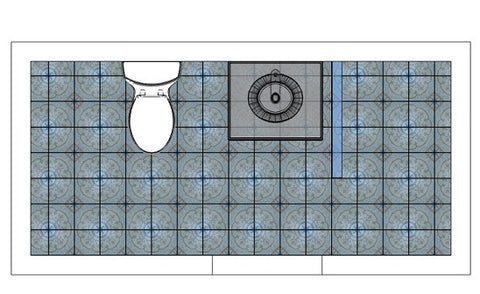 Layout Drawings Show Pattern and Appropriate Scale