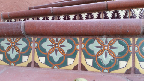 Decorative Tiles Can be Cut to Fit Different Riser Heights